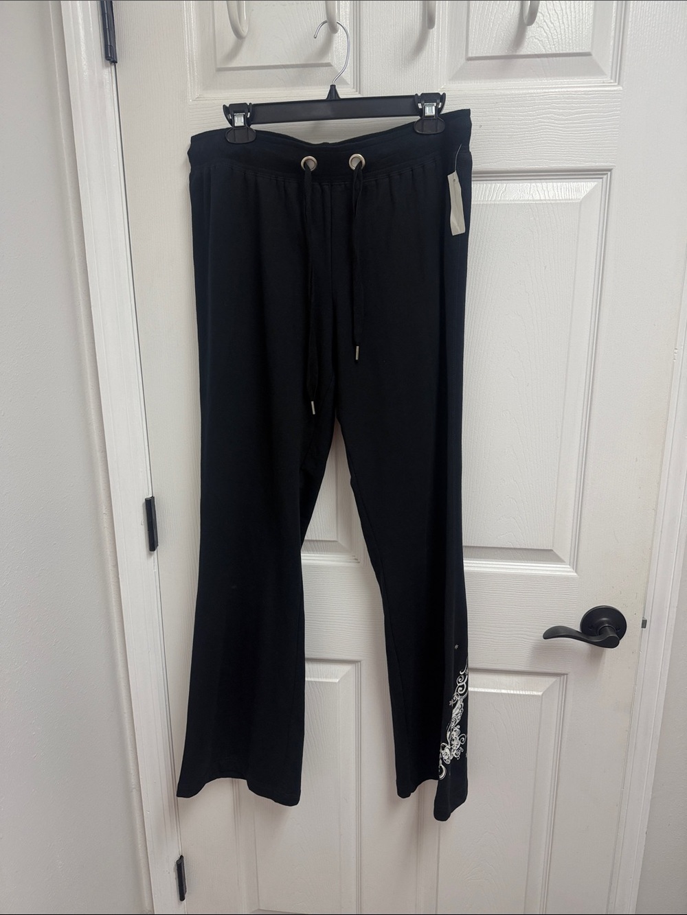 Pants wide-Leg Pants w/Embroidered Detail XL NWT
